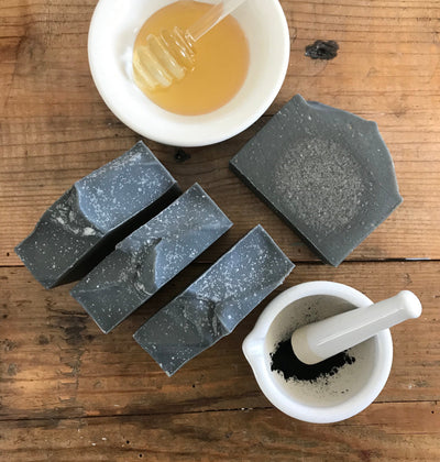 Charcoal & Honey Goat Milk Soap