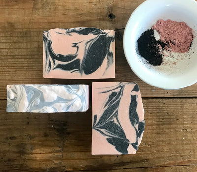 Rose Clay & Charcoal Facial Goat Milk Soap